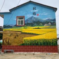 农村文化墙彩绘作品